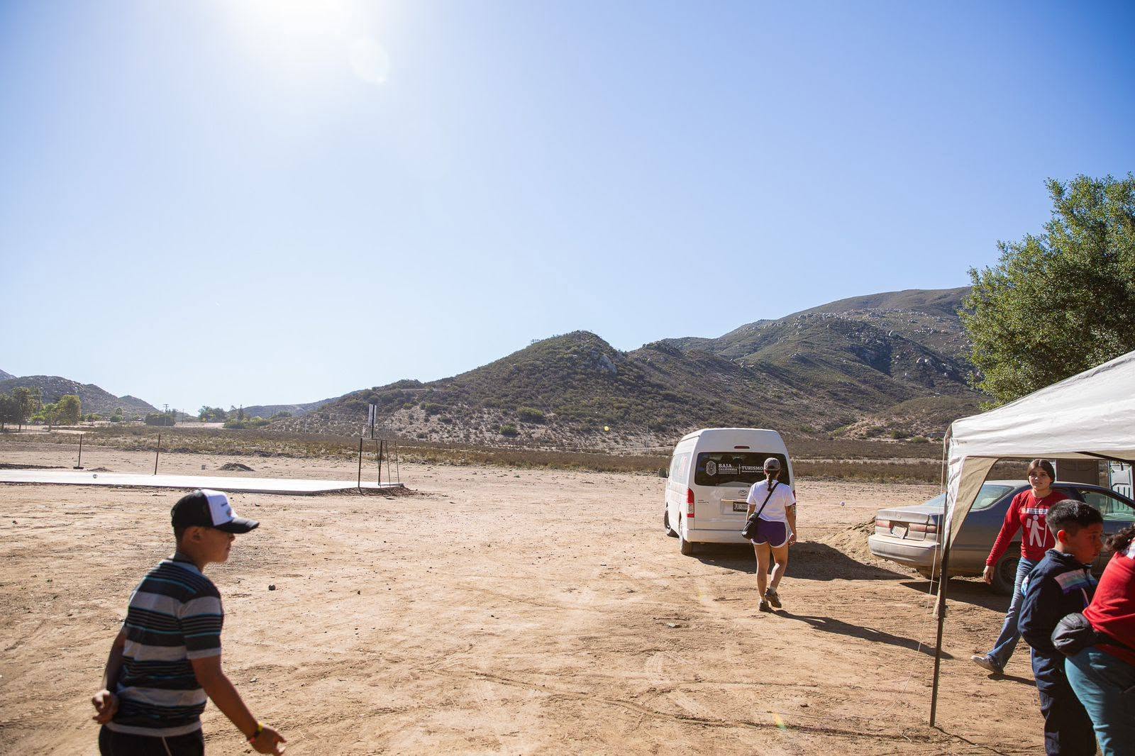Área de recepción de visitantes en la comunidad